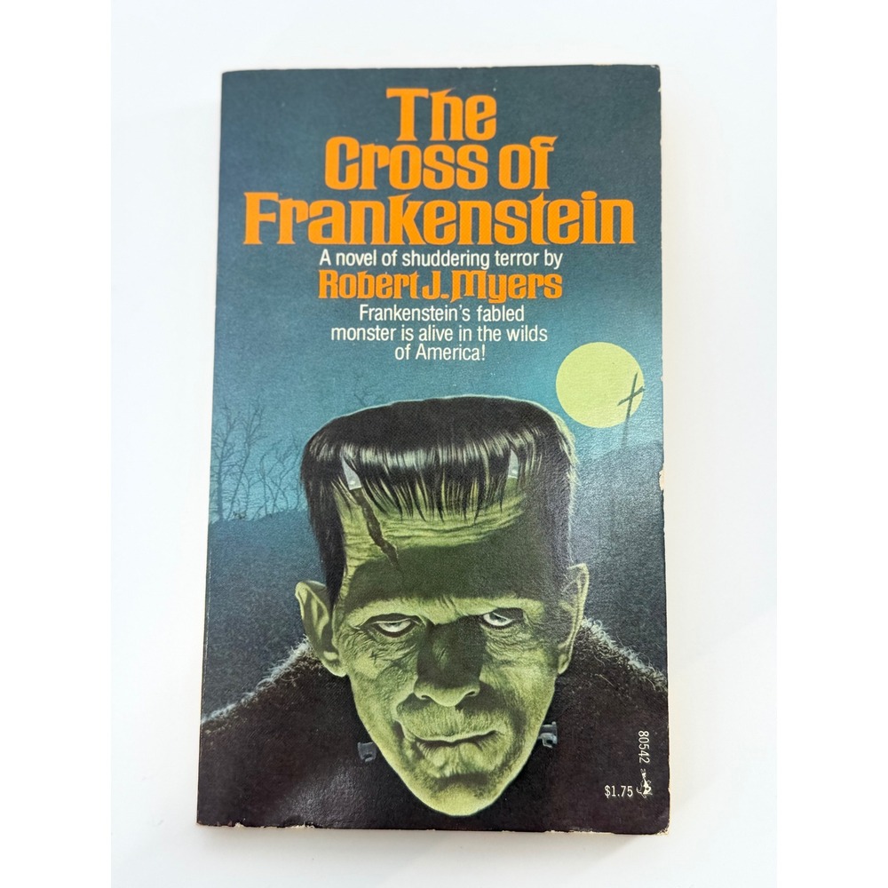 The Cross of Frankenstein Robert J Myers Pocket Books Vintage Paperback 1975